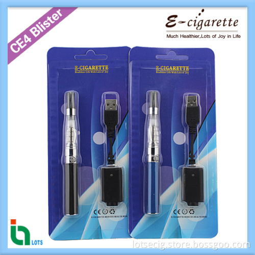 E-Cigarettes EGO CE4 Blister Kit, Starter Kit with Various Colors